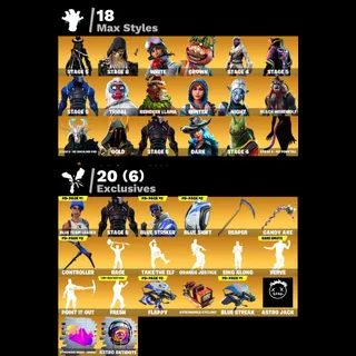 [PC/PSN/XBOX] 78 SKINS 🔥 BLUE TEAM LEADER | OMEGA STAGE 5 | DRIFT | 1050 VB 🔥 FULL ACCESS