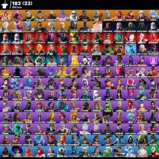 [PC/PSN/XBOX] 182 SKINS 🔥 2300 VB + THE CUBE QUEEN (ISLANDBANE) + FROSTBITE + STW | LEVEL 2520 🔥 FULL ACCESS