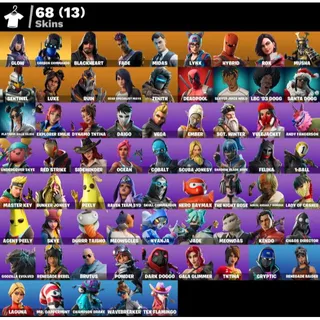 [PC/PSN/XBOX] 68 SKINS 💎 RENEGADE RAIDER | GLOW |  MIDAS | LYNX | DEADPOOL | 📧 EMAIL UPDATE: YES ⚡ FULL ACCESS