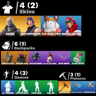 PC / PSN / XBOX | 4 SKINS | HAVOC • SUB COMMANDER • EXCLUSIVES | FULL ACCESS