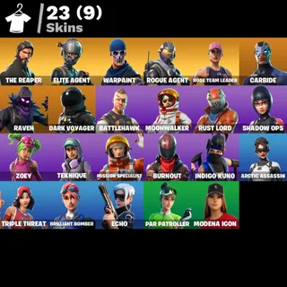 [PC/PSN/XBOX] 23 SKINS 🔥 ULTIMATE STW FOUNDER 🔥 THE REAPER + TAKE THE L + ROGUE AGENT + CANDY AXE 🔥 FULL ACCESS