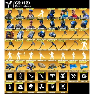 [PC/PSN/XBOX] 113 SKINS 🔥 ULTIMATE STW FOUNDER + THE REAPER + TAKE THE L + BLUE TEAM LEADER + 62 EXCLUSIVES 🔥 FULL ACCESS