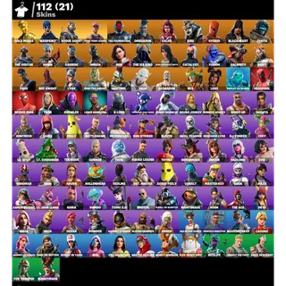 [PC/PSN/XBOX] 112 SKINS 🔥 OG STW + GOLD MIDAS + ROGUE AGENT + OMEGA | 500 VB🔥 FULL ACCESS