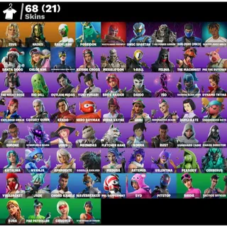 PC/PSN/XBOX] 68 SKINS 🔥 ZEUS + HADES + SUB-ZERO + SPARTAN + 250 VB | LEVEL 2520 🔥 FULL ACCESS