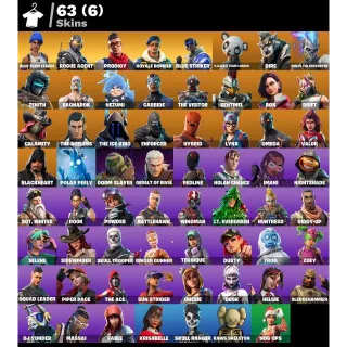 [PC/PSN/XBOX] 63 SKINS 🔥 BLUE TEAM LEADER | ROYAL BOMBER | PRODIGY | BLUE STRIKER | OMEGA | 1000 VB 🔥FULL ACCESS