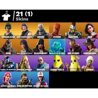 [PC/PSN/XBOX] 21 SKINS 🔥 HAVOC + SUB COMMANDER + TRAILBLAZER + GEAR SPECIALIST MAYA + ORANGE JUSTICE 🔥 FULL ACCESS