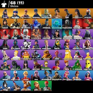 [PC/PSN/XBOX] 68 SKINS | OG STW | GLOW | NEO VERSA | DEADPOOL | LARA CROFT | X-LORD (SCAVENGER) | FULL ACCESS