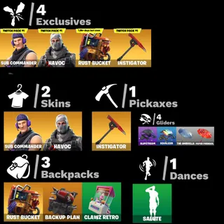 [PC] 2 SKINS 🔥 HAVOC + SUB COMMANDER + 4 EXCLUSIVES 🔥 FULL ACCESS
