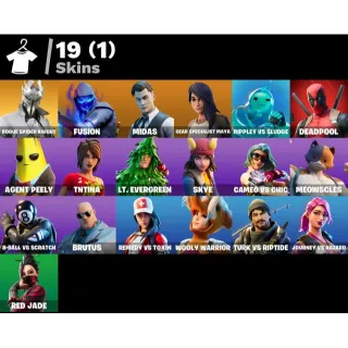 [PC/PSN/XBOX] 19 SKINS 🔥 ROGUE SPIDER KNIGHT BW • MIDAS • DEADPOOL • BRUTUS • MEOWSCLES 🔥 FULL ACCESS