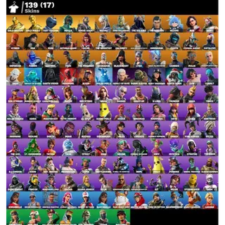 [PC/PSN/XBOX] 139 SKINS 🔥 GOLD MIDAS | GOLD BRUTUS | REFLEX | TART TYCOON | 800 VB | STACKED OG LOCKER 🔥FULL ACCESS