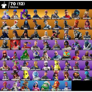 [PC/PSN/XBOX] 70 SKINS 🔥 SUPER DELUXE OG STW 🔥 GALAXY + BLUE TEAM LEADER + ROGUE AGENT + WILD CARD🔥FULL ACCESS