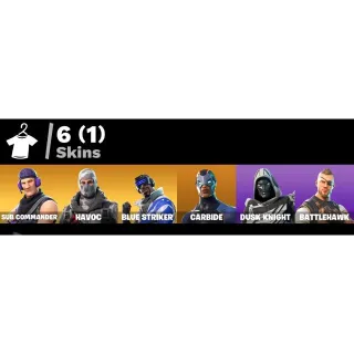 [PC/PSN/XBOX] SUB COMMANDER + HAVOC OG | 6 SKINS | 300 VB | FULL ACCESS