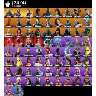 [PC/PSN/XBOX] 74 SKINS🔥HAVOC + OMEGA + DEADPOOL | MIDAS | THE FOUNDATION |  300 VB 🔥 FULL ACCESS