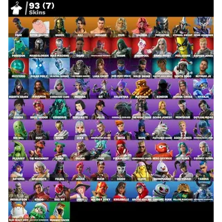  [PC/PSN/XBOX] 93 SKINS 🔥 GOLD LARA CROFT + PETER GRIFFIN + PREDATOR + MANDALORIAN 🔥 FULL ACCESS