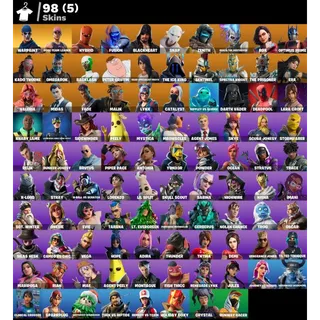 [PC/PSN/XBOX] 98 SKINS 🔥  ULTIMATE STW FOUNDER + BLACKHEART + HYBRID + 29 EXCLUSIVES 🔥 FULL ACCESS