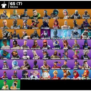 [PC/PSN/XBOX] 65 SKINS🔥ROGUE AGENT | SPECTRA KNIGHT | OMEGAROK | TWYN | OMEGA | 600 VB🔥FULL ACCESS