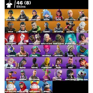 [PC/PSN/XBOX] 46 SKINS 🔥 TRAILBLAZER • HAVOC • SUB COMMANDER • PARADIGM • DRIFT • THE AGELESS • 1250 VB 🔥FULL ACCESS