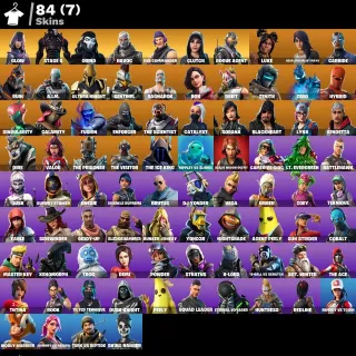 [PC/PSN/XBOX] 84 SKINS ✨ GLOW ✨ OMEGA (STAGE 5) ✨ GRIND | HAVOC |  CLUTCH | MAKO | 900 VB 🔥 FULL ACCESS