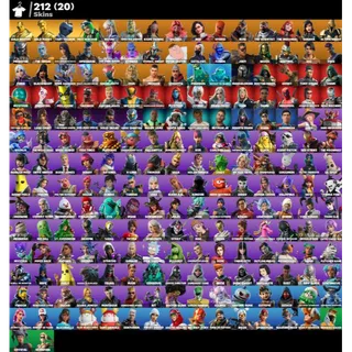 [PC/PSN/XBOX] 212 SKINS 🔥GOLD MIDAS + GOLD BRUTUS | FNCS RENEGADE | TART TYCOON | Level: 4955 🔥FULL ACCESS