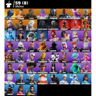 [PC/PSN/XBOX] 59 SKINS 🔥 ISLANDBANE + GOLDEN RUNE CHARLOTTE + GILDED REALITY SPIDER-MAN 🔥FULL ACCESS