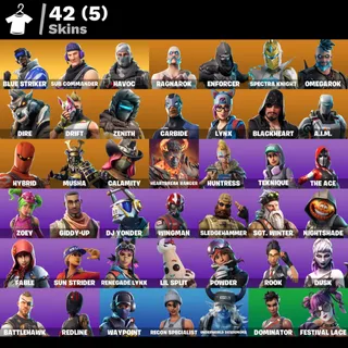 [PC/PSN/XBOX] 42 SKINS 🔥 HAVOC + BLUE STRIKER + SUB COMMANDER + DRIFT + RAGNAROK + 10 EXCLUSIVES🔥 FULL ACCESS