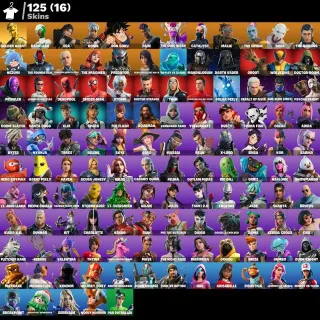 PC / PSN / XBOX | 125 SKINS | GOLD MIDAS • SON GOKU • THE AGELESS • CUBE QUEEN | STW ON | 450 V-BUCKS | FULL ACCESS