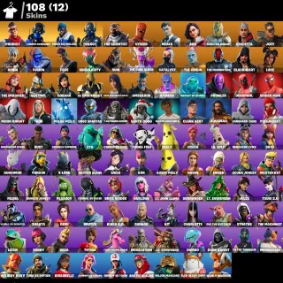 PC / PSN / XBOX | 108 SKINS | MIDAS • X-LORD SCAVENGER • DEADPOOL • CUBE QUEEN • SCIENTIST | LVL 3548| FULL ACCESS