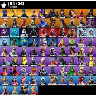 [PC/PSN/XBOX] 84 SKINS 🔥 LIMITED STW FOUNDER 🔥 ASTRO JACK + GOLD MIDAS + CANDY AXE  🔥 FULL ACCESS