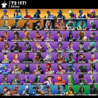 [PC/PSN/XBOX]  72 SKINS 🔥 BLUE TEAM LEADER + PS EXCLUSIVES | CLOUD STRIKER | PRODIGY | TRILOGY | 800 VB 🔥 FULL ACCESS