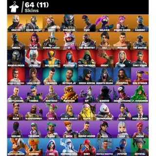 [PC/PSN/XBOX] 64 SKINS 🔥 KRATOS + ROGUE AGENT + PREDATOR + DRIFT | 20 EXCLUSIVES🔥FULL ACCESS