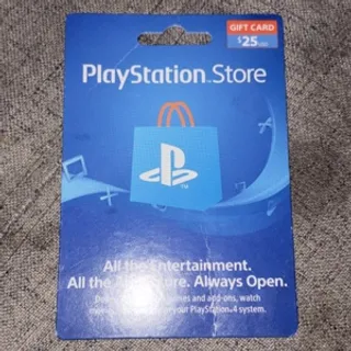 PlayStation Store $25 Gift card 