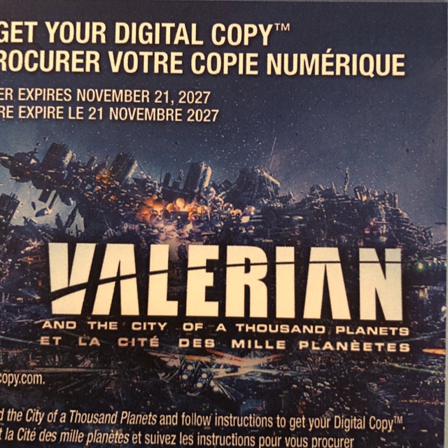 Hd Valerian And The City Of A Thousand Planets 4k Code Digital