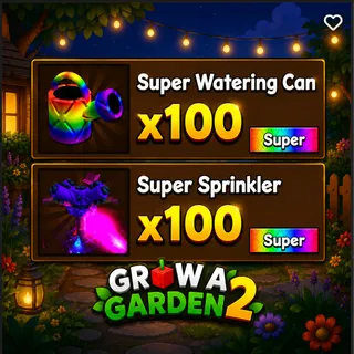 100 SUPER SPRINKLER + 100 Swc