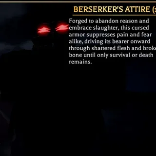 [AOTR] Berserk Attire