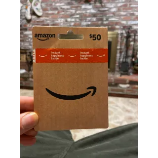 $50.00 USD Amazon