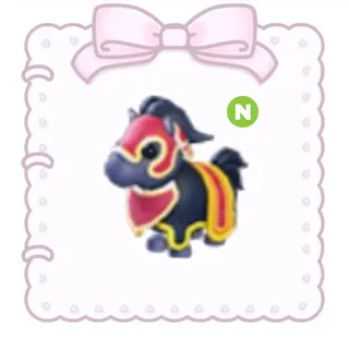 Neon Jousting Horse