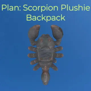 Plan: Scorpion Plushie Backpack