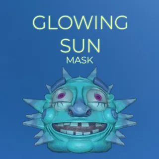 FASNACHT GLOWING  SUN MASK