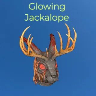 Fasnacht Glowing Jackalope Mask