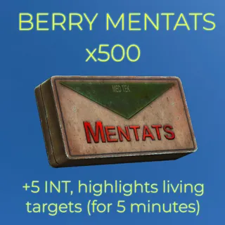 BERRY MENTATS X500