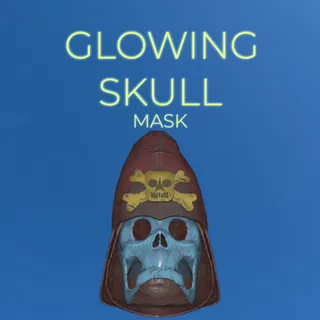 FASNACHT GLOWING  SKULL MASK