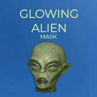 FASNACHT GLOWING  ALIEN MASK