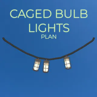 PLAN: CAGED BULB LIGHTS