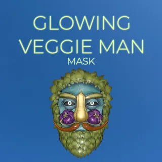 FASNACHT GLOWING  VEGGIE MAN MASK