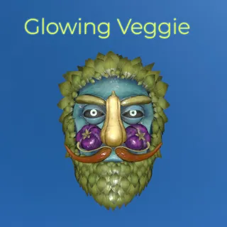 Fasnacht Glowing Veggie Man Mask