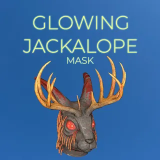 FASNACHT GLOWING JACKALOPE MASK 