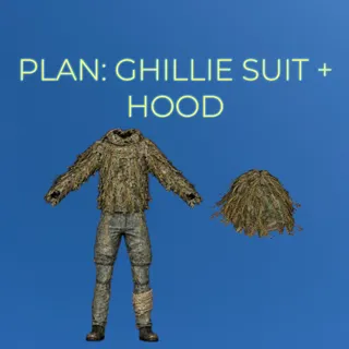 PLAN: GHILLIE SUIT + HOOD