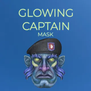 FASNACHT GLOWING CAPTAIN MASK