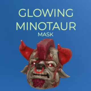 FASNACHT GLOWING MINOTAUR MASK