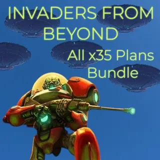 INVADERS FROM BEYOND ALL x35 PLANS BUNDLE